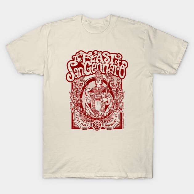 Feast of San Gennaro T-Shirt by ItalianAmericanPodcast